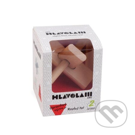 Drevený hlavolam - Kríž - hra z kategorie Domino, hlavolamy