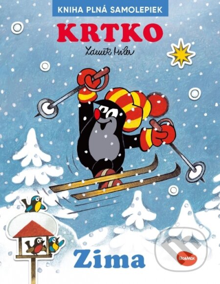 Krtko a zima - Kniha plná samolepiek - Zdeněk Miler (Ilustrátor), Ema Potužníková - kniha z kategorie Úkoly pro děti