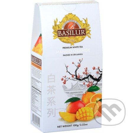 BASILUR White Tea Mango Orange 100g, Bio - Racio, 2023