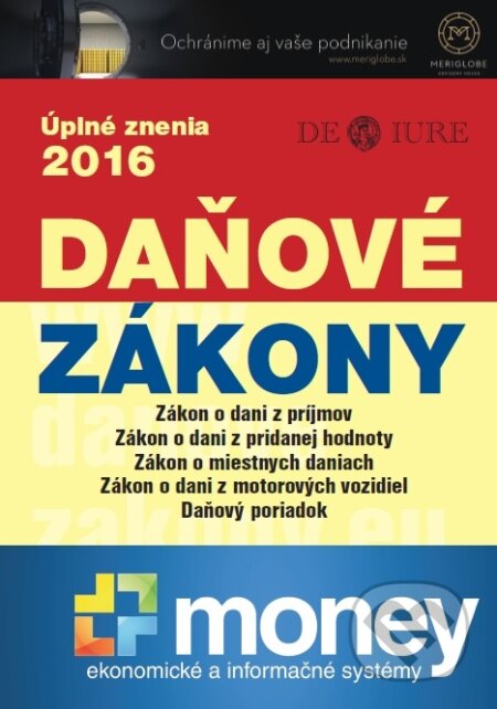E-kniha: Daňové zákony 2016 SR XXL ProFi (Autorský kolektív)