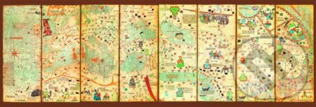 Mappa Mund 1375, Cresques Abraham, Educa, 2016