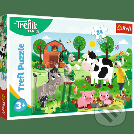 Trefl Puzzle 24 Maxi - Rodina Treflíkov / Studio Trefl Rodzina Treflików, Trefl, 2023