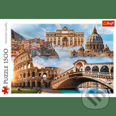 Trefl Puzzle 1500 - Obľúbené miesta: Taliansko, Trefl, 2023