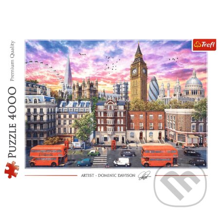 Trefl Puzzle 4000 - Prechádzka po Londýne, Trefl, 2023
