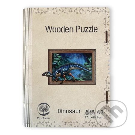 Dřěvěné puzzle/Dinosaurus A3
