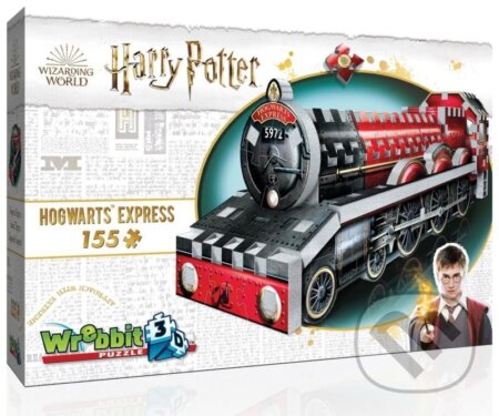 Puzzle 3D Harry Potter: Bradavický expres, Wrebbit - MB, 2023