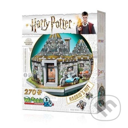 Puzzle 3D Harry Potter: Hagridův domek, Wrebbit - MB, 2023