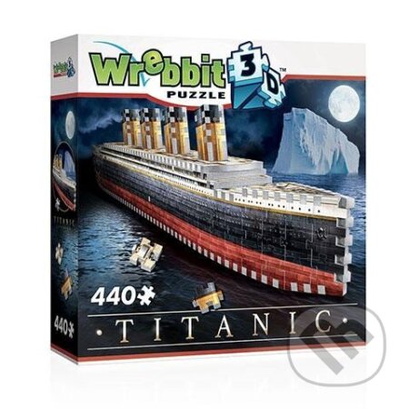 Puzzle 3D Titanic, Wrebbit - MB, 2023