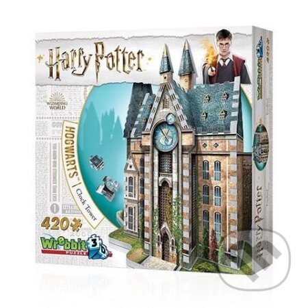 Puzzle 3D Harry Potter: Bradavice, Hodinová věž, Wrebbit - MB, 2023