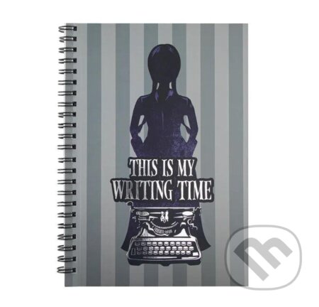 Wednesday Zápisník krúžkový - This Is My Writing Time, Distrineo, 2023