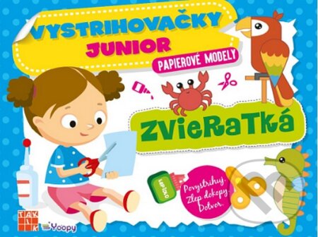 Vystrihovačky junior - Zvieratká - Kolektív autorov, Taktik, 2023