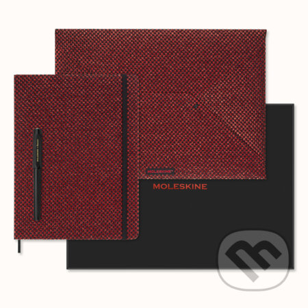 Moleskine - zberateľský set Shine červený v darčekovej krabici, Moleskine, 2023