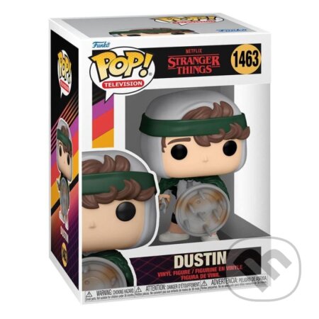 Funko POP TV: Stranger Things - Hunter Dustin w/shield, Funko, 2023