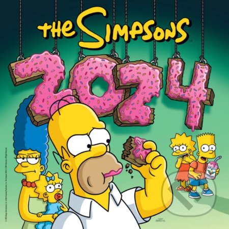 Oficiálny nástenný kalendár 2024: The Simpsons), , 2023