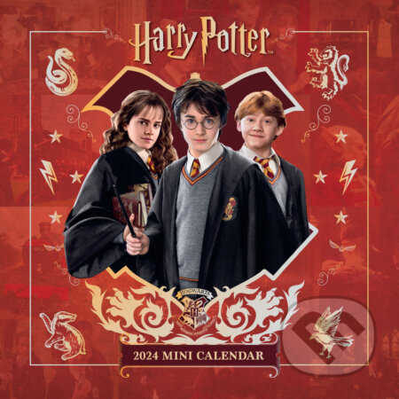 Oficiálny nástenný mini kalendár 2024: Harry Potter s plagátom, Harry Potter, 2023