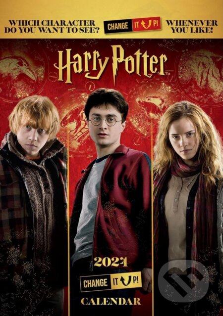 Oficiálny nástenný kalendár 2024 s nastaviteľnými obrázkami: Harry Potter, Harry Potter, 2023