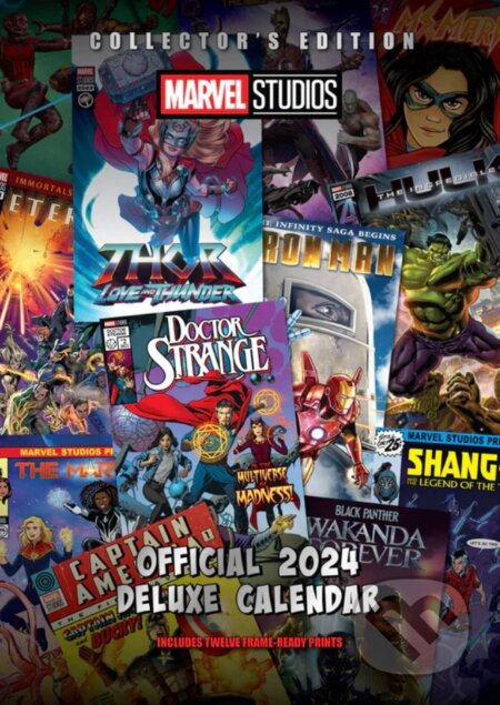 Deluxe kalendár 2024 Marvel - Avengers, Marvel, 2023