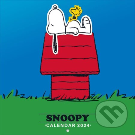 Oficiálny nástenný kalendár 2024 s plagátom Snoopy, , 2023