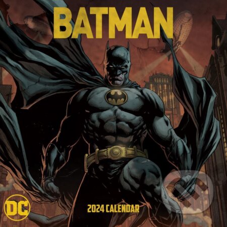 Oficiálny nástenný kalendár 2024 DC Comics: Batman komiks s plagátom, , 2023