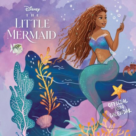 Oficiálny nástenný kalendár 2024 Disney: Malá morská víla, , 2023