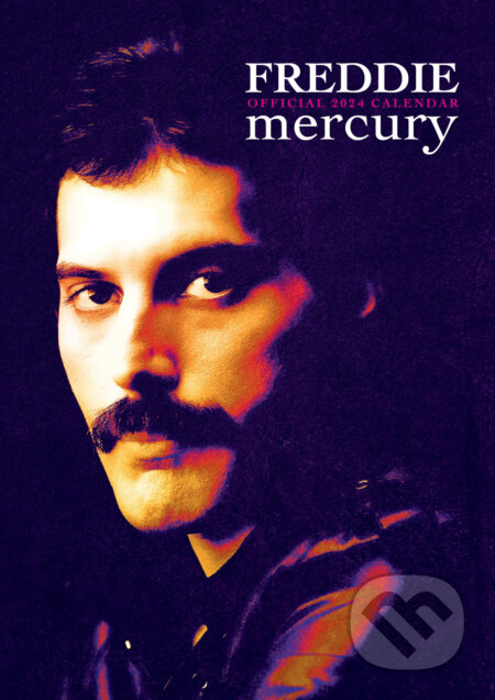 Oficiálny nástenný kalendár 2024: Freddie Mercury, Queen, 2023