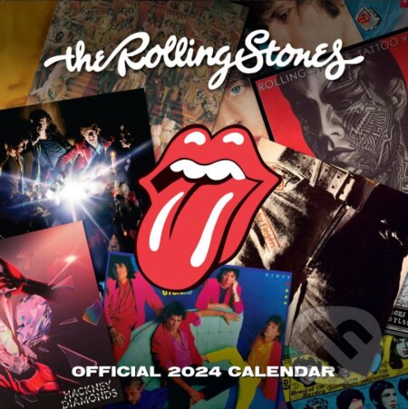 Oficiálny nástenný kalendár 2024: Rolling Stones, , 2023