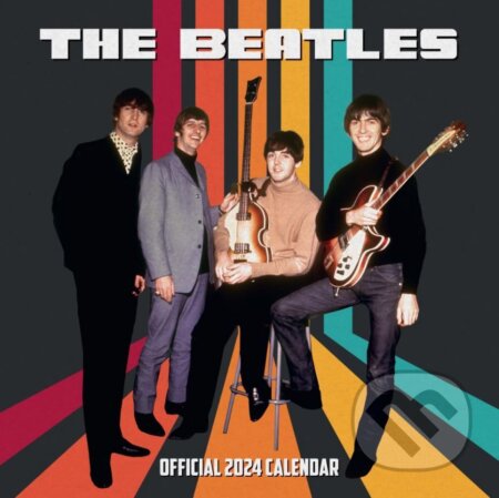 Oficiálny nástenný kalendár 2024: The Beatles s plagátom, , 2023