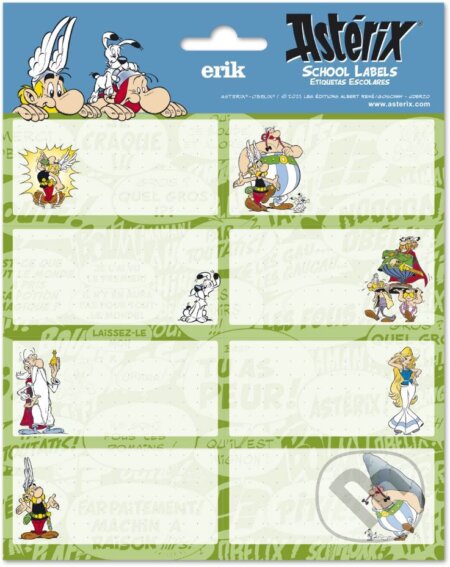 Poznámkové nálepky Asterix And Obelix: Cartoon Characters Set 16 ks, , 2023