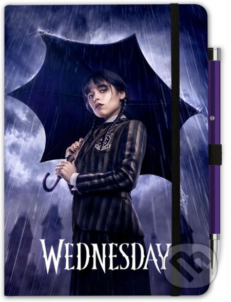 Poznámkový blok s projektorovým perom Netflix - Wednesday: Umbrella, , 2023