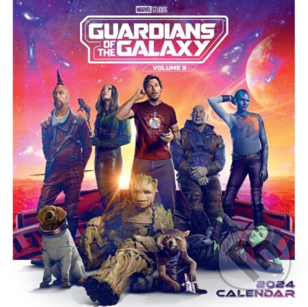 Oficiálny nástenný kalendár 2024 Marvel: Strážci galaxie volume 3, , 2023