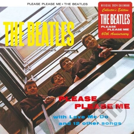 Oficiálny zberateľský nástenný kalendár 2024: The Beatles - For Sale LP replika, , 2023