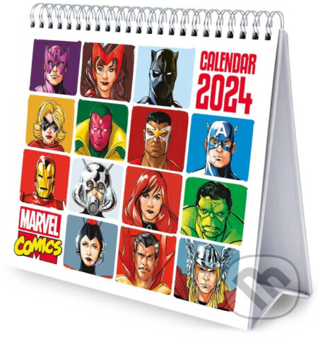 Oficiálny stolový kalendár 2024 Marvel Comics: Icons, , 2023