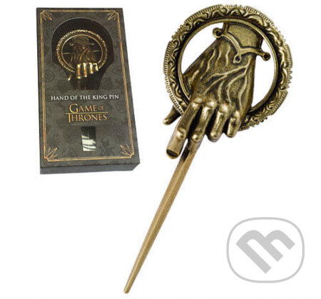 Odznak Game of Thrones: Hand of the King deluxe, Noble Collection, 2023