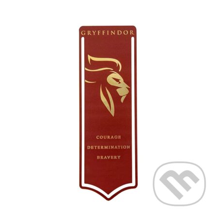 Kovová záložka Harry Potter - Internát Chrabromil