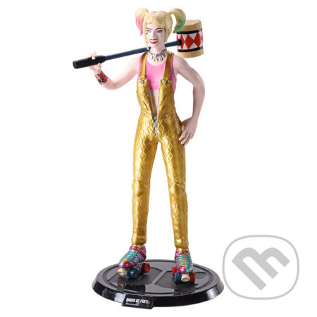 Figúrka Bendyfigs DC Comics - Harley Quinn, Noble Collection, 2023