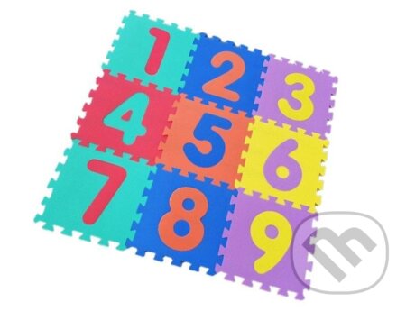 Pěnové puzzle čísla - puzzle z kategorie Maxi dílky