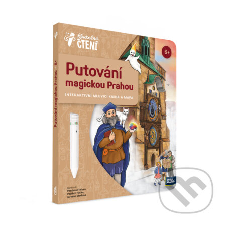 Kouzelné čtení: Kniha - putování magickou Prahou (s mapou) - hra z kategorie Vzdělávací hry