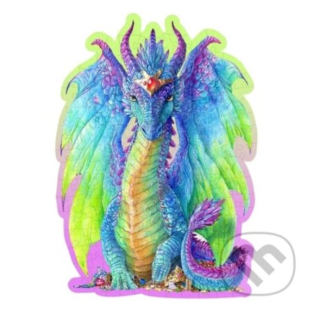 Majestátní drak, dřevěné - puzzle z kategorie Zvířata