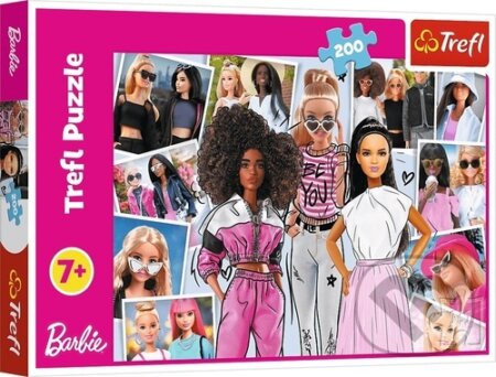 Puzzle Barbie (200 dílků) - puzzle z kategorie 60 - 300 dílků