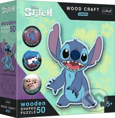 Wood Craft Junior puzzle Lilo & Stitch, Trefl, 2023