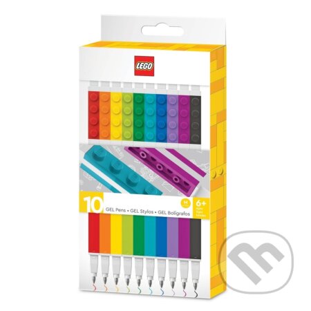 LEGO Gélové perá, mix farieb - 10 ks, LEGO, 2023