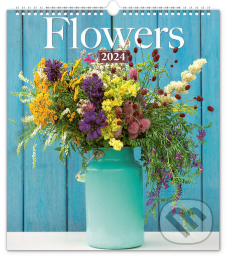 Nástěnný kalendář Flowers 2024, Notique, 2023
