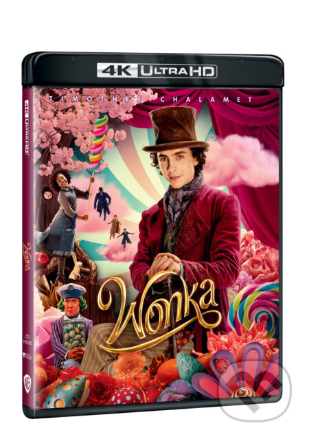 Wonka Ultra HD Blu-ray - Paul King - film z kategorie Rodinné a romantické