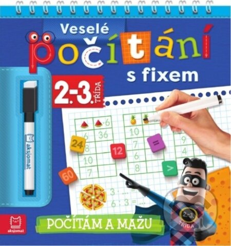 Veselé počítání s fixem 2.-3. třída - Agnieszka Bator, Magda Konik, Aksjomat, 2023