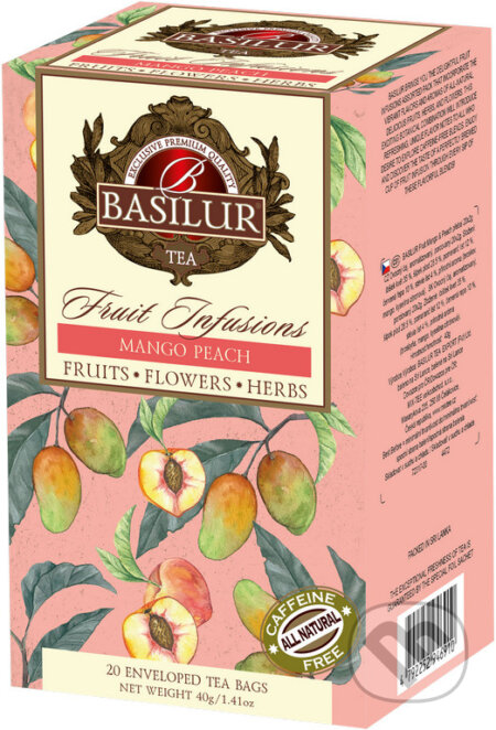 BASILUR Fruit Mango & Peach 20x2g