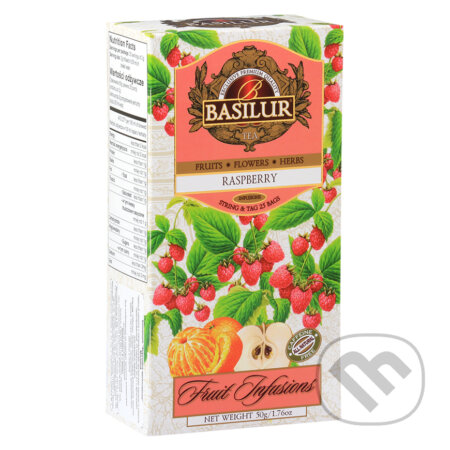 BASILUR Fruit Raspberry 20x2g, Bio - Racio, 2023