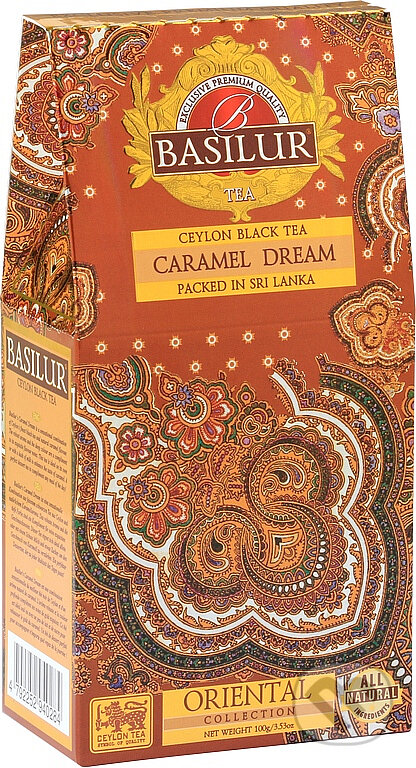BASILUR Orient Caramel Dream papier 100g, Bio - Racio, 2023