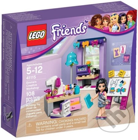 LEGO Friends 41115 Emma a její tvůrčí dílna, LEGO, 2016