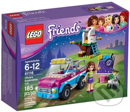 LEGO Friends 41116 Olívia a jej prieskumné auto, LEGO, 2016