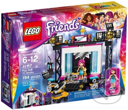 LEGO Friends 41117 TV Studio s popovou hvězdou, LEGO, 2016